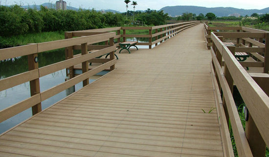 河道塑木地板 河道塑木地板