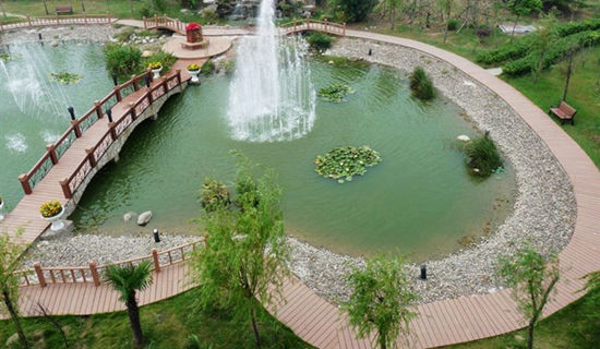 公園塑木地板工程案例圖片 公園塑木地板工程案例圖片