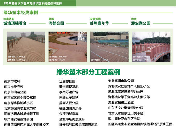 綠華塑木地板工程案例 綠華塑木地板工程案例