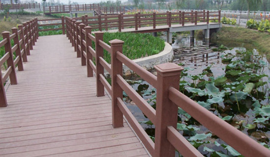 公園塑木地板施工效果圖 公園塑木地板施工效果圖